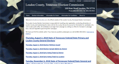 Desktop Screenshot of loudoncountyvotes.com