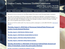 Tablet Screenshot of loudoncountyvotes.com